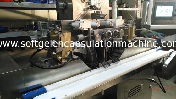 Grande equipamento de enchimento de enchimento da cápsula do volume cápsula do rolo do dado de 150 * de 250mm que faz a máquina