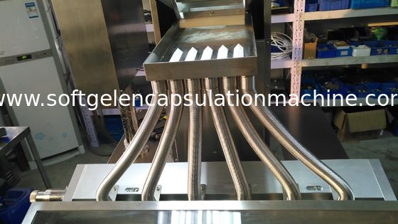 Tamanho da cápsula de 0.5KW Softgel e para dar forma à máquina de classificação com distância ajustável do rolo