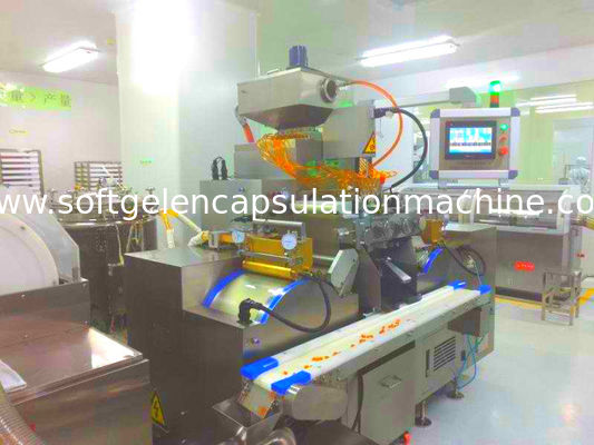 Máquina macia da capsulagem da gelatina da grande escala para o enchimento do óleo e da pasta na cápsula