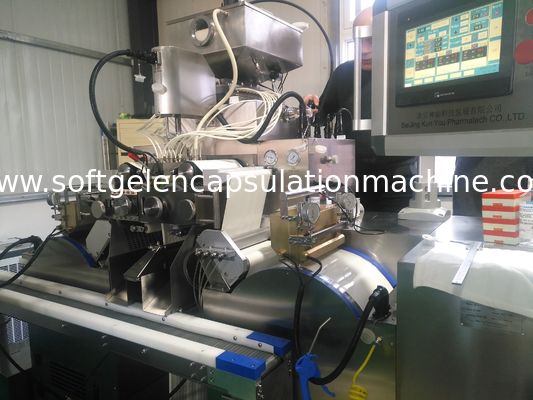 Máquina de Encapsulamento de Softgel de 6 RPM de Enchimento de Óleo de Peixe e Pasta 120000 Pcs/H