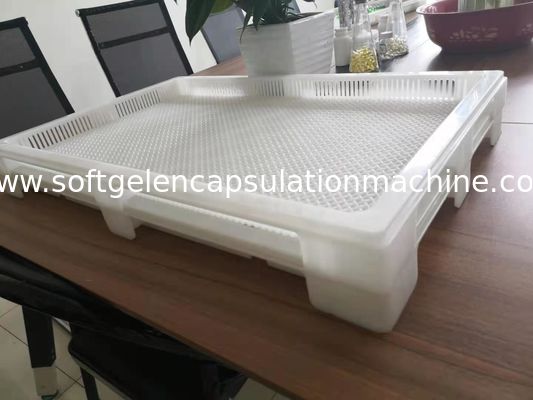 Parte inferior plástica de pouco peso 762*600*55mm de Tray Food Grade Stackable Flat do refrigerador