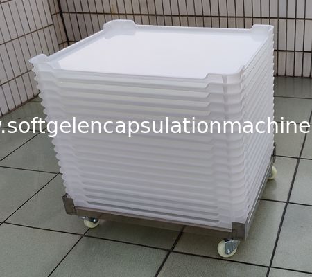 Bandejas de secagem plásticas inferiores lisas do CE 5cm do PPE do ABS dos PP para a secagem da cápsula